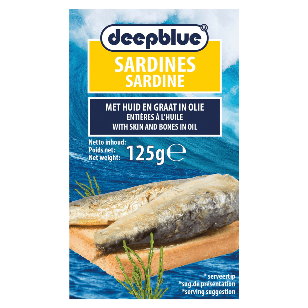 Sardines in oil 125g