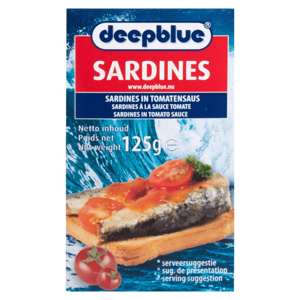 Sardines in tomatensaus 125g